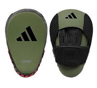 Adidas Focus Pads, Mitts, Boxing, Curved, Fighting, Sparring, Training, Durable PU, Foam Padding, Shock Absorption, Wrist Support, Breathable Mesh, Combat, MMA, Kickboxing, Martial Arts, Muay Thai.