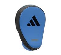 adidas Focus Pads, Mitts, Boxing, Fighting, Sparring, Training, Durable PU, Foam Padding, Shock Absorption, Wrist Support, Breathable Mesh, Combat, MMA, Kickboxing, Martial Arts, Muay Thai (Blue)