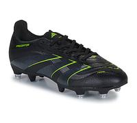 adidas Unisex Predator League Soft Ground Football Boots, Core Black/Carbon/Lucid Lemon, 6.5 UK