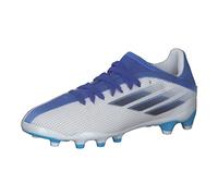 adidas Football Boots White/Blue Boys X Speedflow.3 MG J, Blue, 4 UK