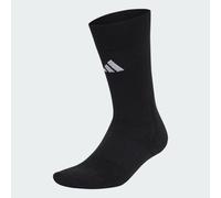 adidas Unisex Football Crew Performance Socks Cushioned Socks, black/white, L