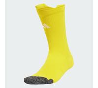 adidas Unisex Football Cushioned Performance Crew Socks, team yellow/white, 6.5-8