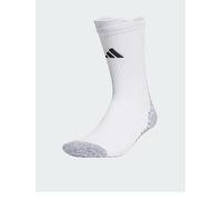 adidas Football GRIP Knitted Crew Cushioned Performance Socks, White, Size 8.5-10, Men White