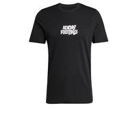 adidas Football Tango History Graphic T-Shirt, Cotton, Black