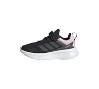 adidas Fortarun 4.0 Shoes Children, Core Black/Grey Six/Clear Pink, 10.5 UK Child