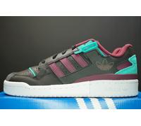 adidas Forum Exhibit Low Shoes H01912 Various Sizes Black Victory Crimson Green