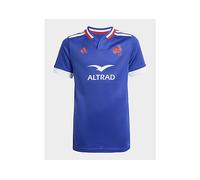 adidas Boys and Girls France Rugby Home Youth Replica Jersey Blue 12-13y