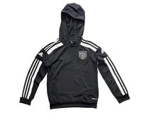 Adidas Fraserburgh F.C. Junior Squad Hoodie Colour: Black, Size: 5-6 years