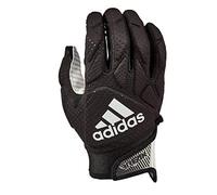adidas Freak 5.0 Padded Football Receiver Glove, Black/White, Small