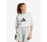 Adidas Future Icons 3 Bar Logo Short Sleeve T-shirt White M Woman