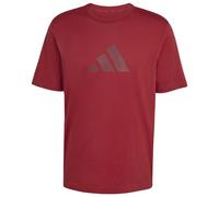 adidas - Future Icons 3 Bar Logo Tee - T-shirt size S, red