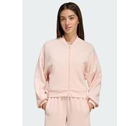 adidas Future Icons 3 Stripes Full Zip Track Top, Pink, Size 5-6 Years Pink
