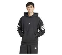 adidas Men's FUTURE ICONS THREE STRIPES HOODIE, black, S