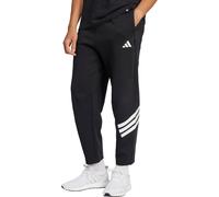 adidas Future Icons 3 Stripes Mens Training pants Black Gym Loose Fit Trackpants