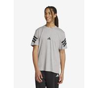 adidas Future Icons 3 Stripes T-shirt short sleeve grey black - S