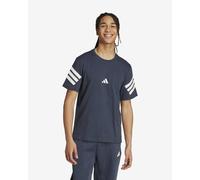 adidas Future Icons 3 Stripes T-shirt short sleeve navy blue white - S