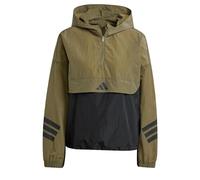 adidas Future Icons 3-Stripes Windbreaker, Recycled Nylon, Green