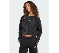 adidas Future Icons Cropped Sweatshirt Kids, Pink, Size 11-12 Years Pink