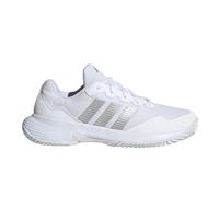 adidas GameCourt 2 Women's Tennis Shoes | UK 7 in Cloud White/Silver Metallic