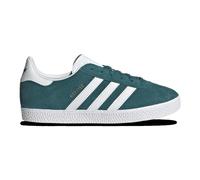 adidas Gazelle Big Boys' Sneaker, Legacy Teal/Gold Metallic/White, 24.8 cm