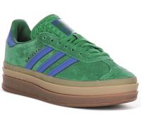 Adidas Gazelle Bold Layer Sole Platform Womens Trainer In Black Yellow UK 3 - 8