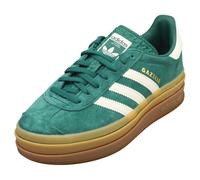 Adidas Women's Gazelle Bold W Collegiate Green/Off White/Gold Met.