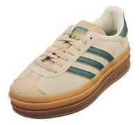 adidas Gazelle Bold Womens Fashion Trainers in Cream - 4.5 UK