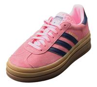 adidas Gazelle Bold Womens Fashion Trainers in Pink Blue - 5 UK