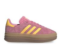 adidas Gazelle Bold Womens Fashion Trainers in Pink Yellow - 4 UK