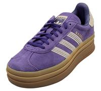 adidas Gazelle Bold Womens Fashion Trainers in Purple Off White - 4.5 UK