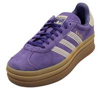 adidas Gazelle Womens Shoes, Collegiate Purple/Wonder White/Gold Metallic, 8.5 UK