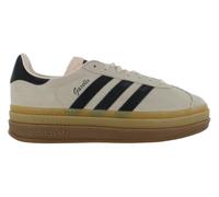 adidas Gazelle Bold Womens Shoes, White, Black, 4 UK