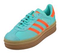 adidas Gazelle Bold Womens Sneaker, Mint Rush Orange, 6 UK