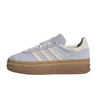 adidas Gazelle Bold Women's Sneakers, Crystal Sky/Chalk Pearl/Ice Gold Metallic, 6.5
