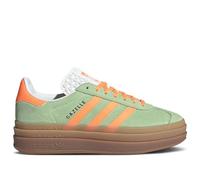 adidas Gazelle Bold Women's Sneakers, Semi Green Spark/Screaming Orange/Core White, 5.5