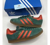 Adidas Gazelle Green Orange Gum Size UK 7.5 US8 IG6200