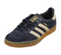 adidas Gazelle Indoor Mens Casual Trainers in Navy Grey - 3.5 UK