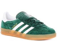 Adidas Gazelle Indoor Stripes Retro Lace up Youth Boy Shoes Green UK 3 - 6