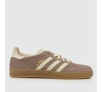 adidas Gazelle Indoor Trainers in Brown & White UK 8 (EU 42)
