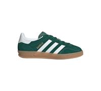 adidas Gazelle Indoor Undefined's 3-Stripes 60S Retro Contrast Trainers, Green, 4 Big Kid