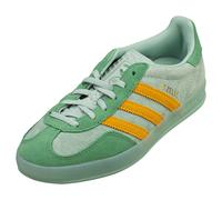 adidas Gazelle Indoor Womens Fashion Trainers in Hazy Green - 4 UK