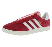 adidas Gazelle Indoor Womens Wonder Clay Gum Size, Glory Red/Off White/Cream White, 10.5