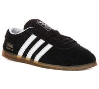 Adidas Gazelle Lo Pro Slim Lace Up Suede Womens Trainers In Black White UK 3 - 8