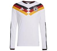 adidas Germany 26 Home Authentic Long Sleeve Jersey, White, Size S, Men White
