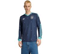 Adidas Germany 26/27 Away Long Sleeve T-shirt Blue S Men