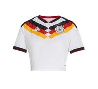Adidas Germany 26/27 Cropped Home Woman Short Sleeve T-shirt