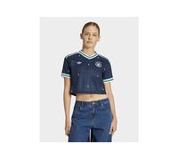 adidas Germany 26 Away Cropped Jersey - Blue - Womens S