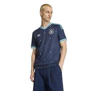 Adidas Germany 26/27 Away Short Sleeve T-shirt Blue M Men