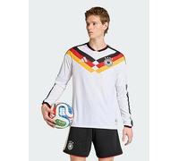 adidas Germany 26 Home Authentic Long Sleeve Jersey, White, Size S, Men White
