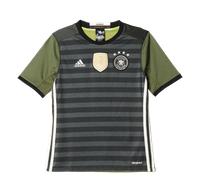 Adidas Germany Away Junior Short Sleeve Jersey 2016 Colour: Dark Grey, Size: 9-10 years